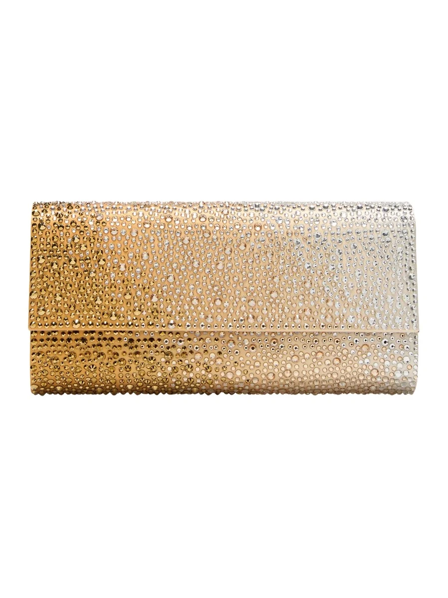 Perry Ombre Crystal Flap Clutch Bag Perry Ombre Crystal Flap Clutch Bag