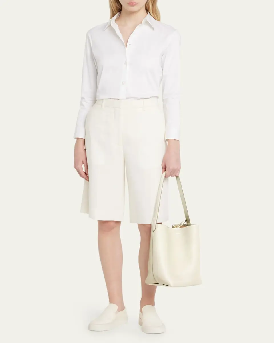 The Row N/S Park Tote Medium in Lux Grained Calfksin | Thumbnail 13