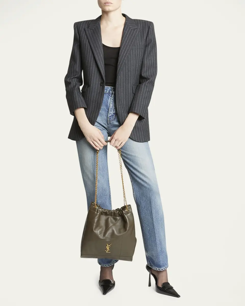 Saint Laurent Jamie 4.3 Pochon YSL Shoulder Bag in Quilted Leather | Thumbnail 6 Saint Laurent Jamie 4.3 Pochon YSL Shoulder Bag in Quilted Leather | Thumbnail 6
