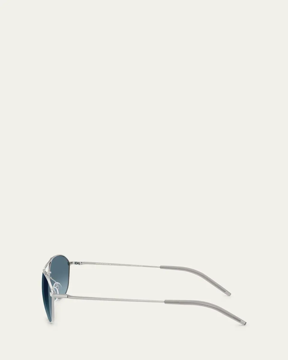 Oliver Peoples Aero II Steel Aviator Sunglasses | Thumbnail 3