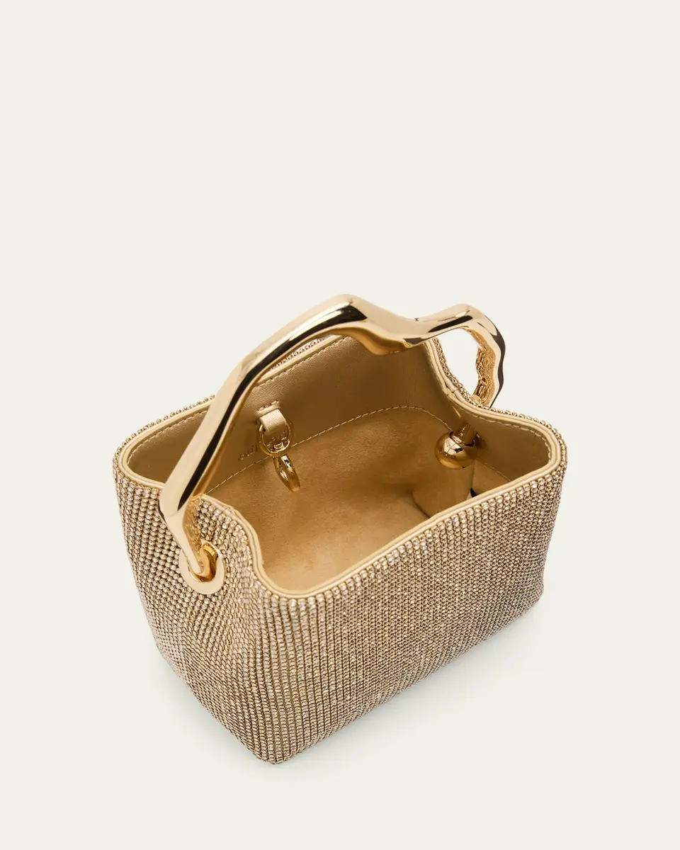 Cult Gaia Solene Mini Rhinestone Sculptural Top-Handle Bag | Thumbnail 4 Cult Gaia Solene Mini Rhinestone Sculptural Top-Handle Bag | Thumbnail 4