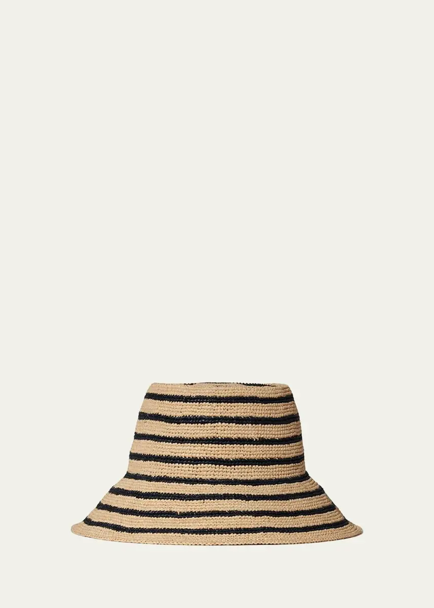 JANESSA LEONE Felix Raffia Bucket Hat | Thumbnail 2 JANESSA LEONE Felix Raffia Bucket Hat | Thumbnail 2