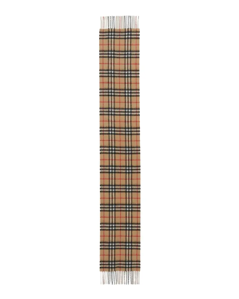 Kid's Vintage Check Cashmere Scarf Kid's Vintage Check Cashmere Scarf