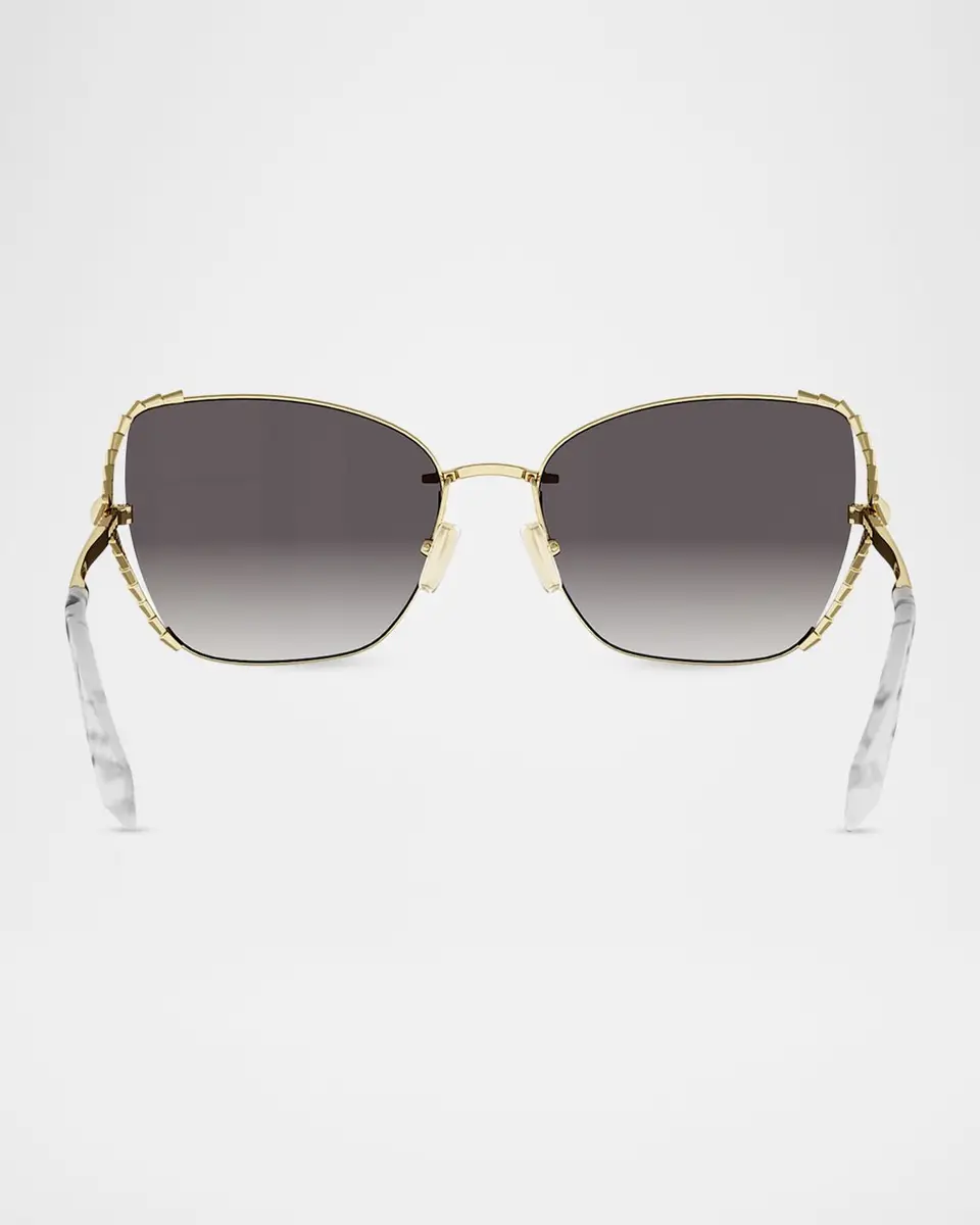 BVLGARI Serpenti Viper 56mm Butterfly Sunglasses | Thumbnail 7 BVLGARI Serpenti Viper 56mm Butterfly Sunglasses | Thumbnail 7