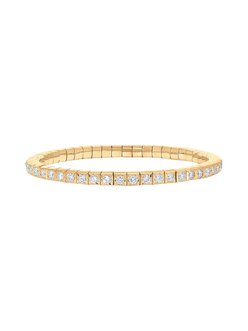 Dujour 18K Gold & Diamond Stretch Bracelet Dujour 18K Gold & Diamond Stretch Bracelet