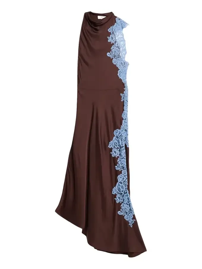 Josephine Satin and Lace Maxi Dress Josephine Satin and Lace Maxi Dress