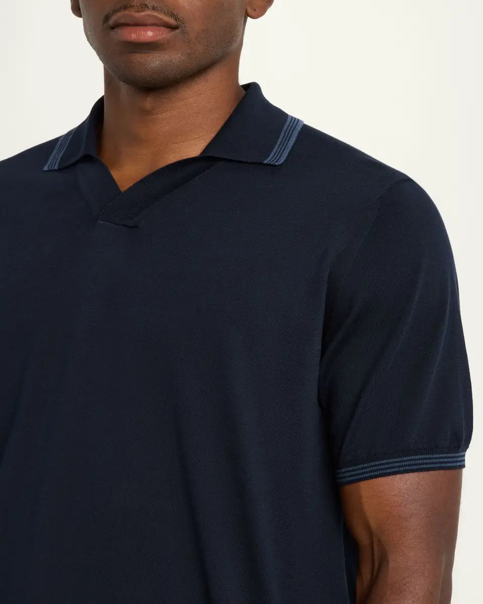 Fioroni Men's Giza Cotton Polo | Thumbnail 5