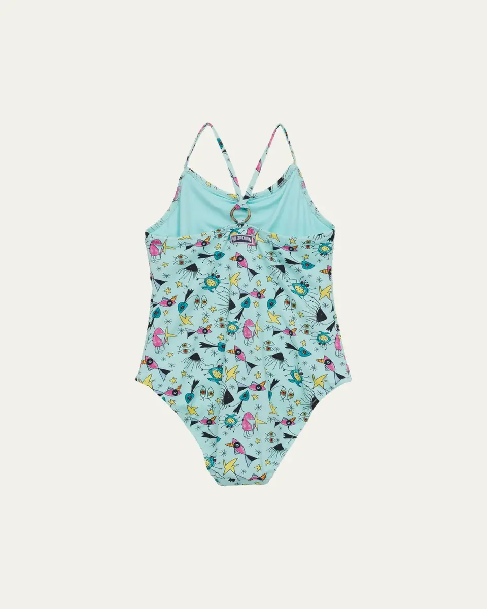 Vilebrequin Girl's Aquatic Carnival One-Piece Swimsuit | Thumbnail 2