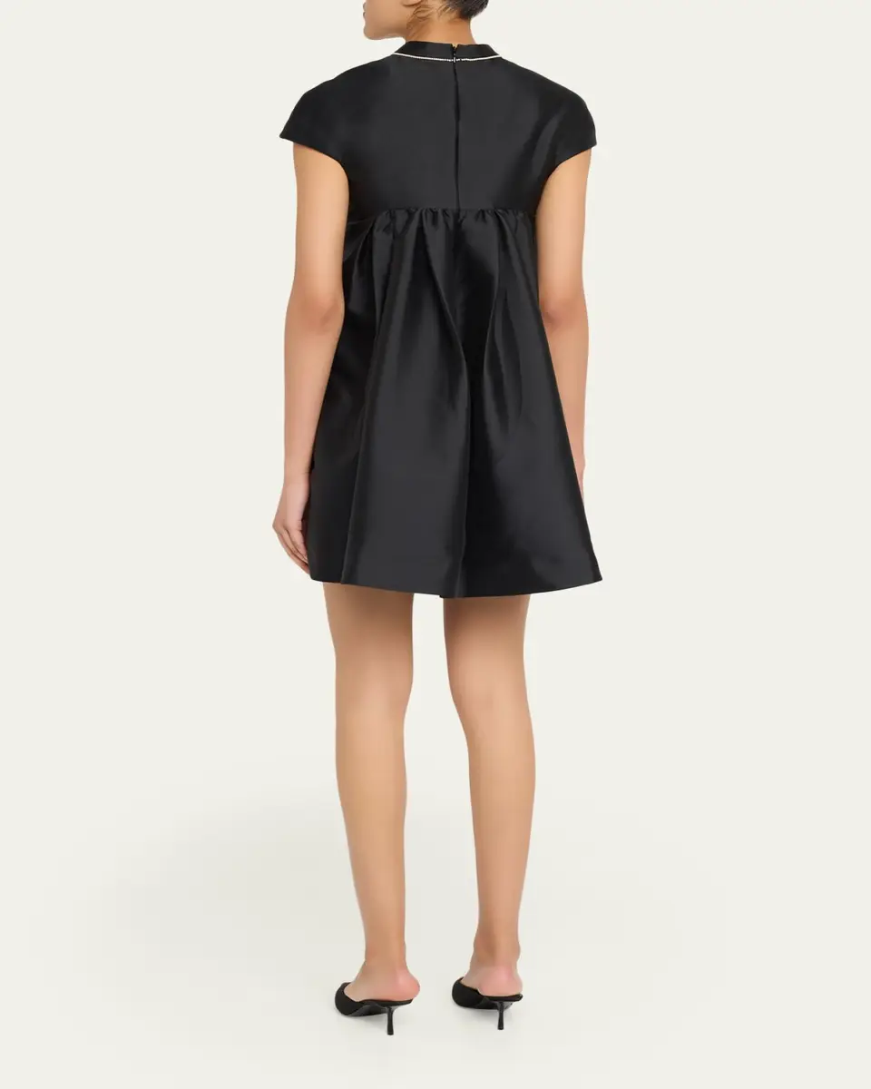 Atelier Prabal Gurung Pearly-Trim Cap Sleeve Mini Dress | Thumbnail 3 Atelier Prabal Gurung Pearly-Trim Cap Sleeve Mini Dress | Thumbnail 3