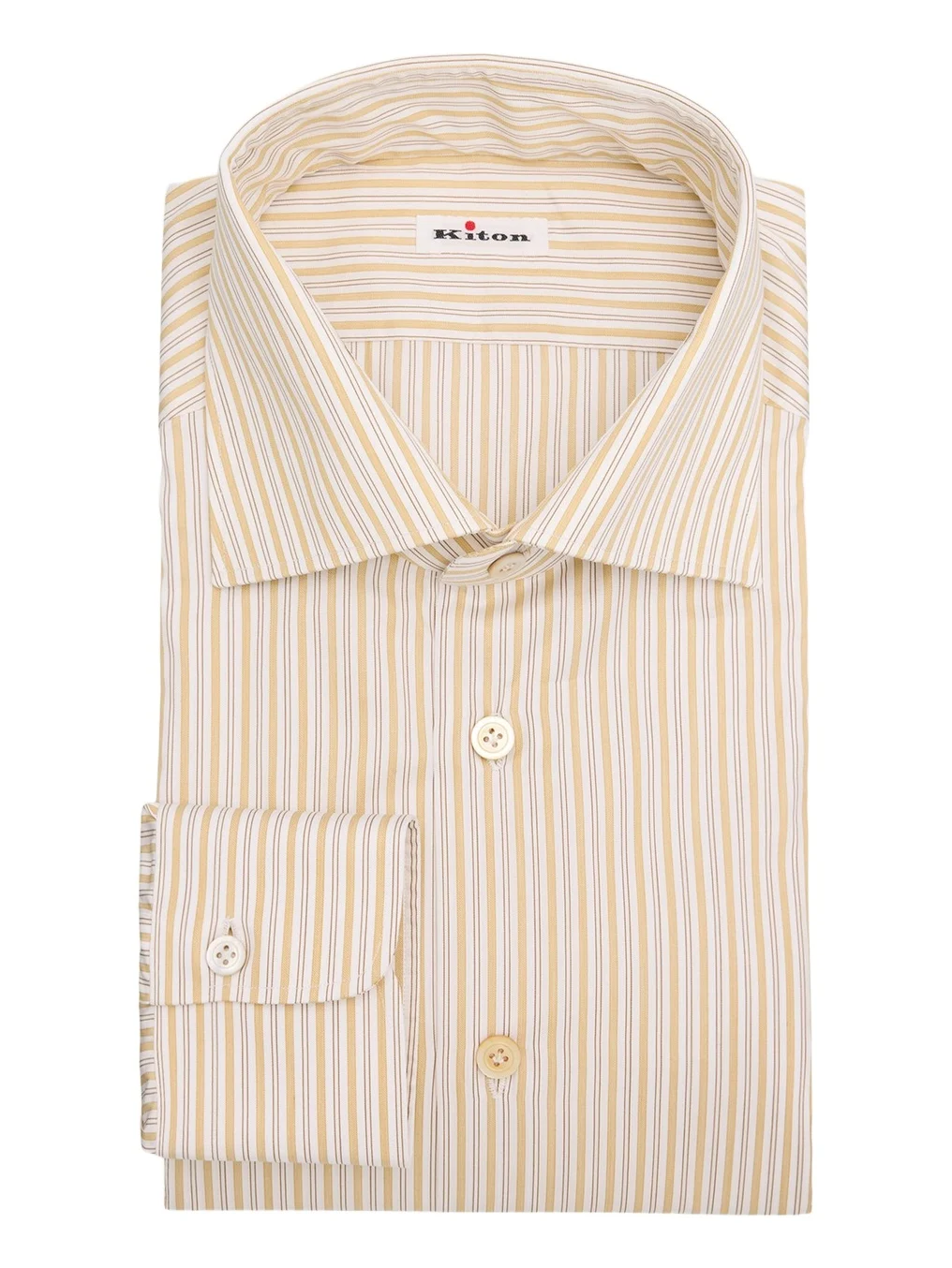 Kiton Men's Multi-Stripe Cotton Dress Shirt