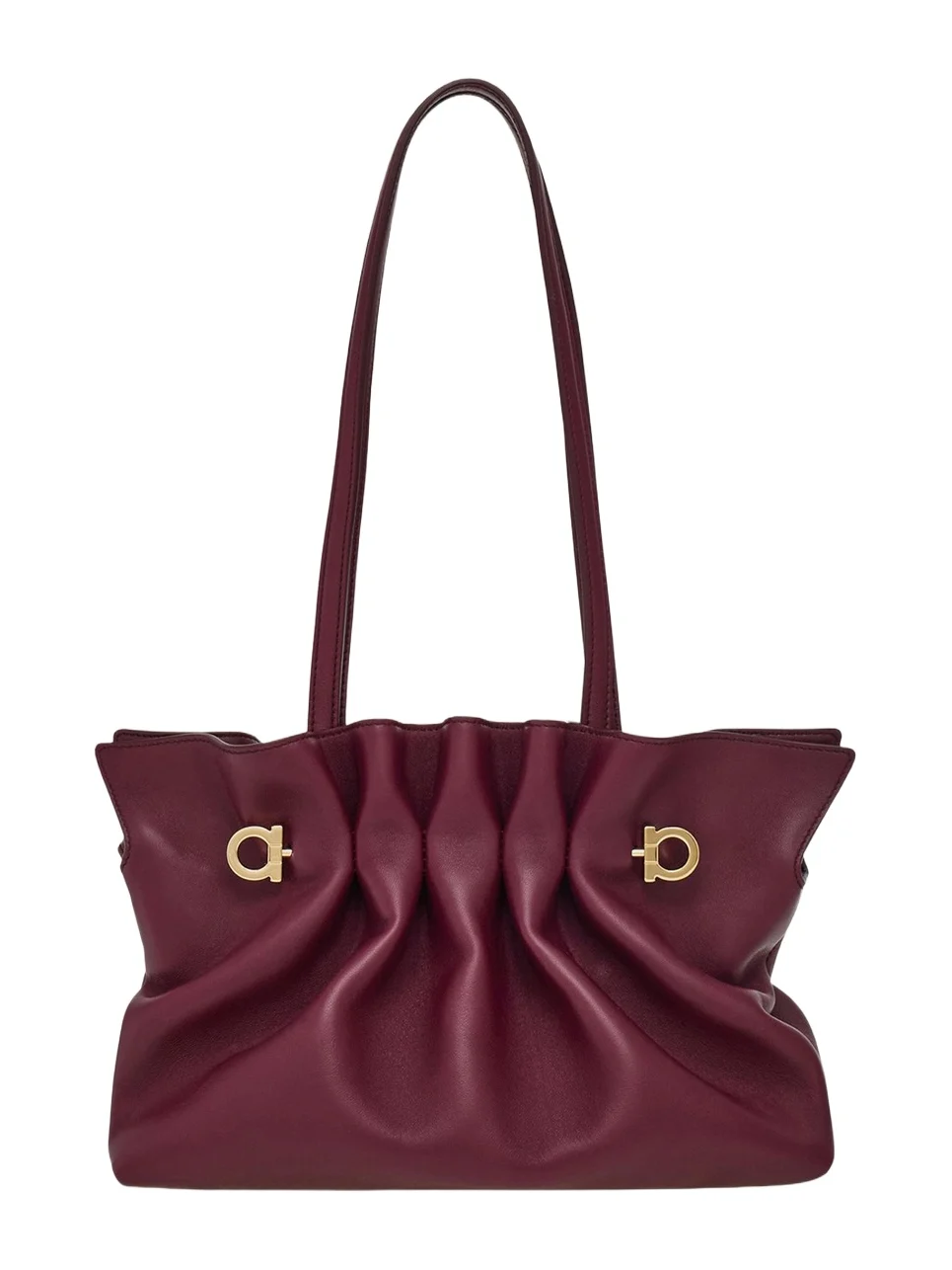 Gancio Pin Soft Leather Shoulder Bag Gancio Pin Soft Leather Shoulder Bag