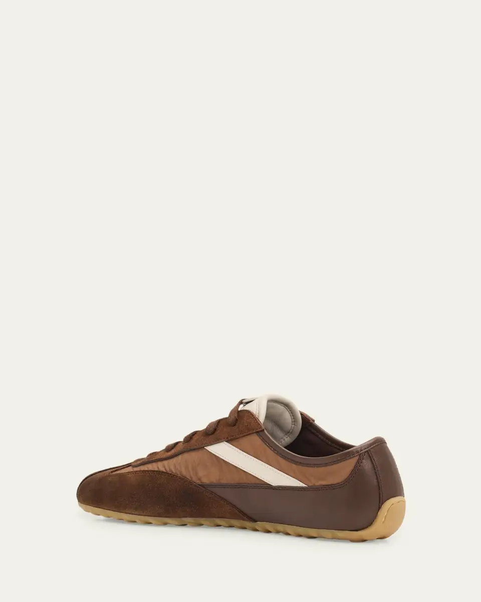 Alexander McQueen Boxe Mixed Media Low-Top Sneakers | Thumbnail 2 Alexander McQueen Boxe Mixed Media Low-Top Sneakers | Thumbnail 2