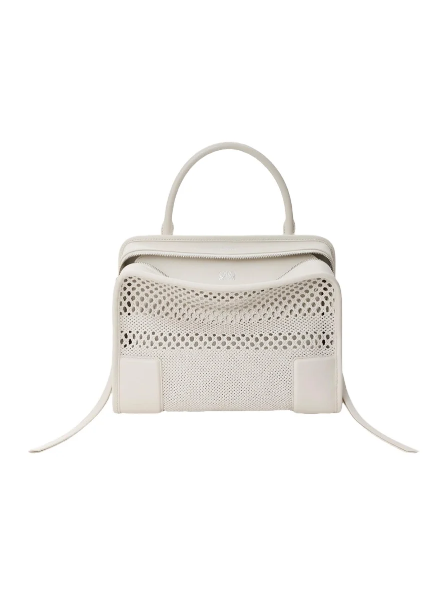 Amazona 180 Medium Woven Leather Top-Handle Bag Amazona 180 Medium Woven Leather Top-Handle Bag