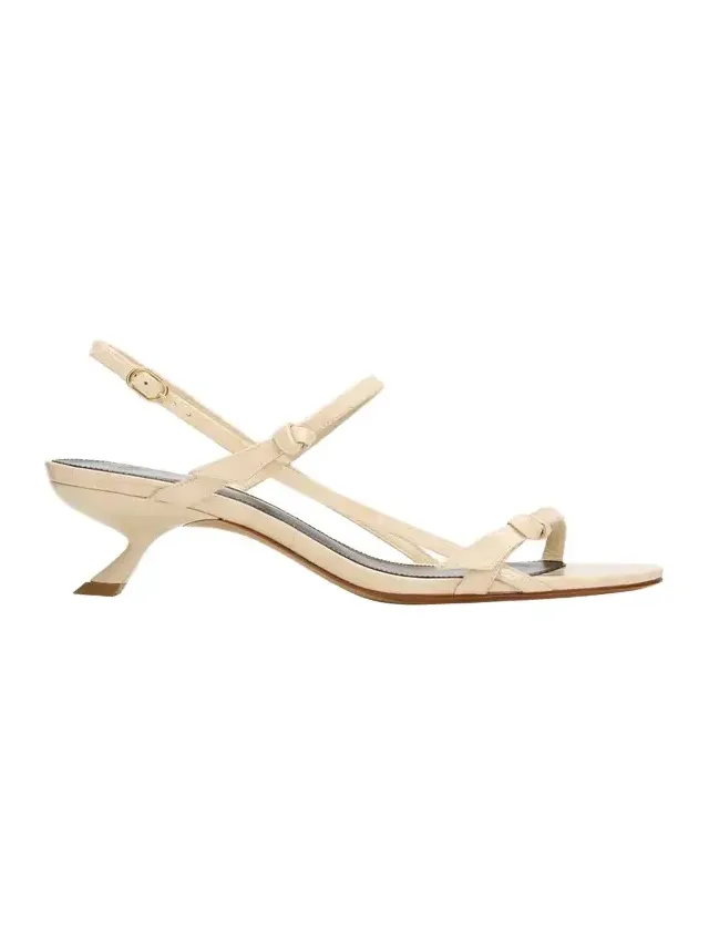 50mm Slim Clarita Croc-Embossed Leather Sandals 50mm Slim Clarita Croc-Embossed Leather Sandals