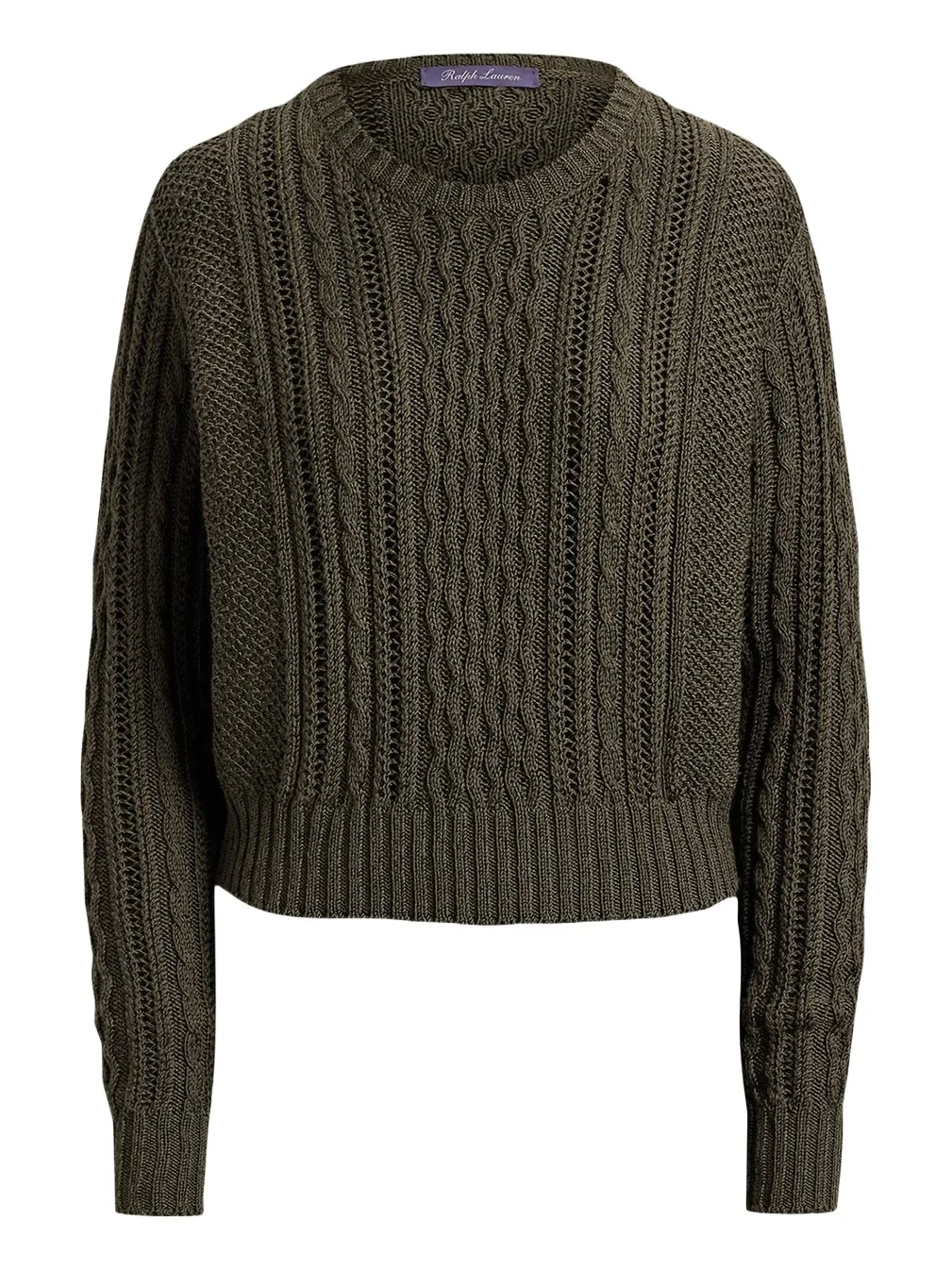 Cable-Knit Silk-Cashmere Sweater Cable-Knit Silk-Cashmere Sweater