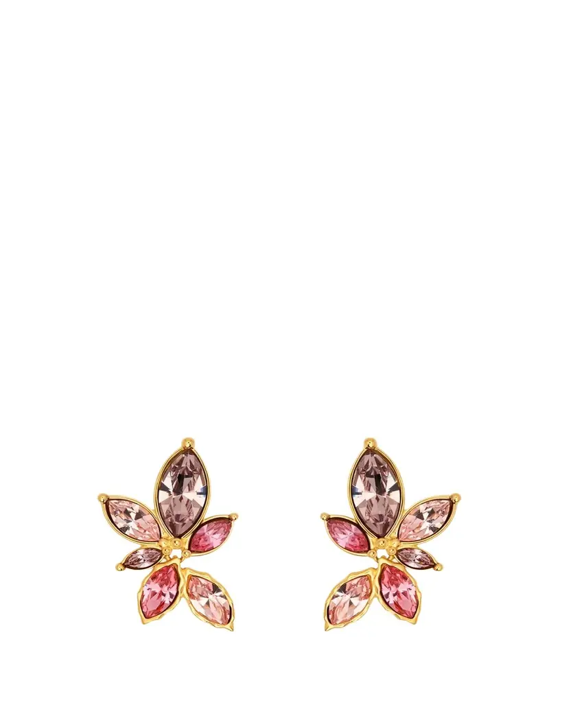 Oscar de la Renta Navette Crystal Clip-On Earrings | Image 1 Oscar de la Renta Navette Crystal Clip-On Earrings | Image 1