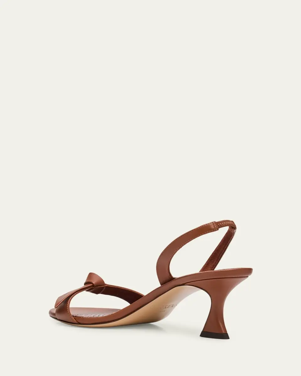 Alexandre Birman 60mm Clarita Leather Slingback Sandals | Thumbnail 2
