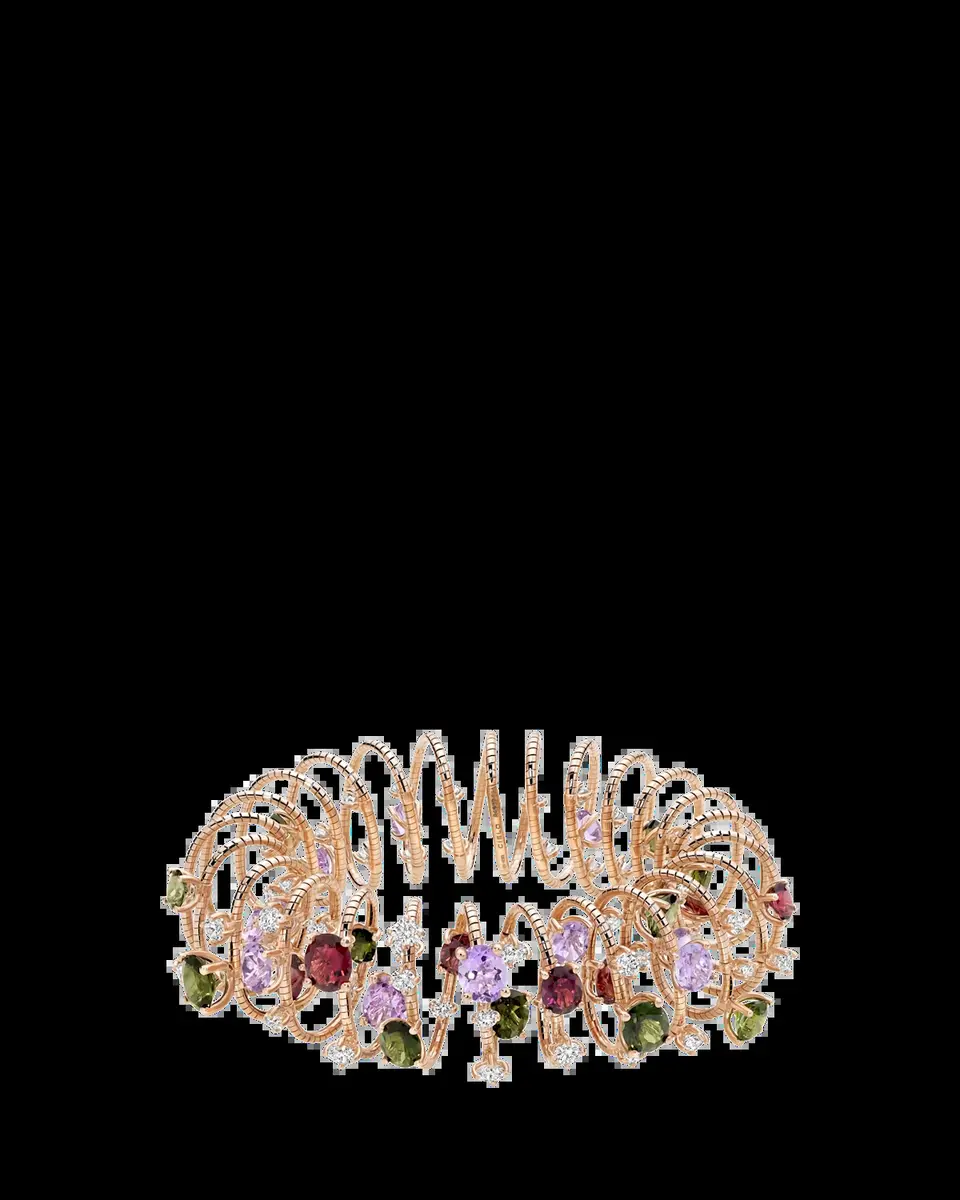 MATTIA CIELO 18K Gold and Titanium Coiled Gemstone Bracelet | Thumbnail 2 MATTIA CIELO 18K Gold and Titanium Coiled Gemstone Bracelet | Thumbnail 2