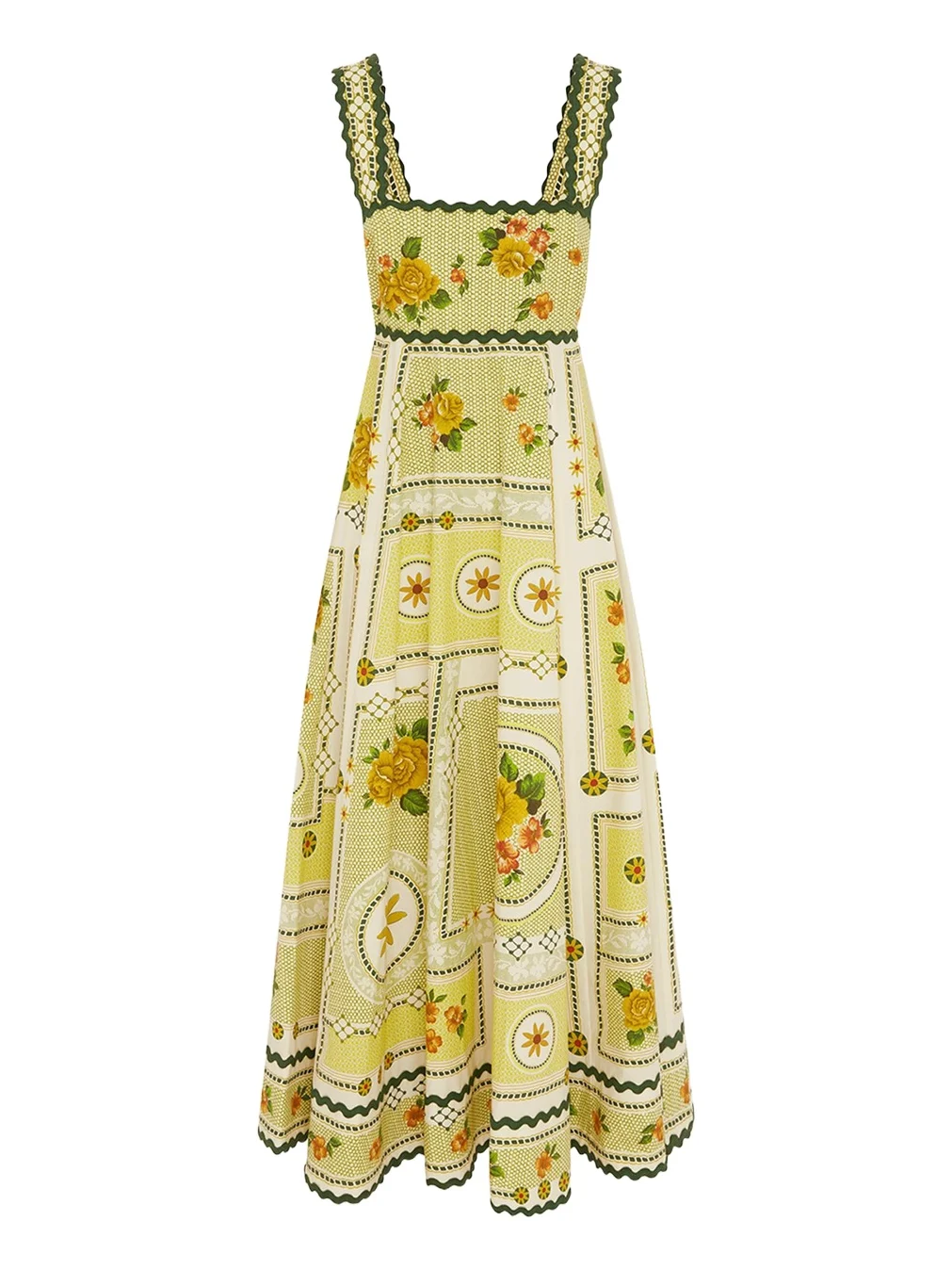 Dixie Floral-Print Cotton Poplin Maxi Dress Dixie Floral-Print Cotton Poplin Maxi Dress