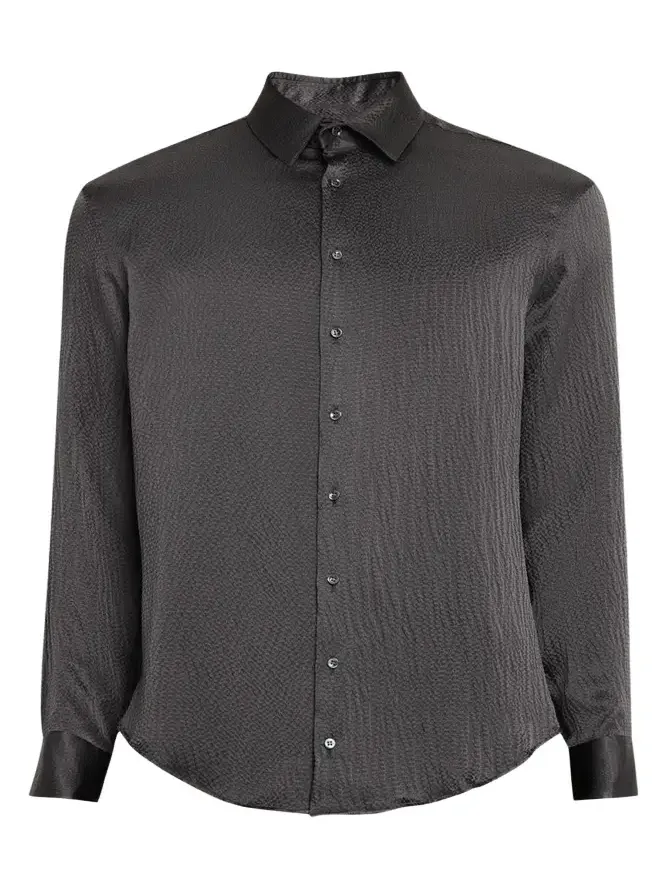 Men's Textured Silk Sport Shirt Men's Textured Silk Sport Shirt