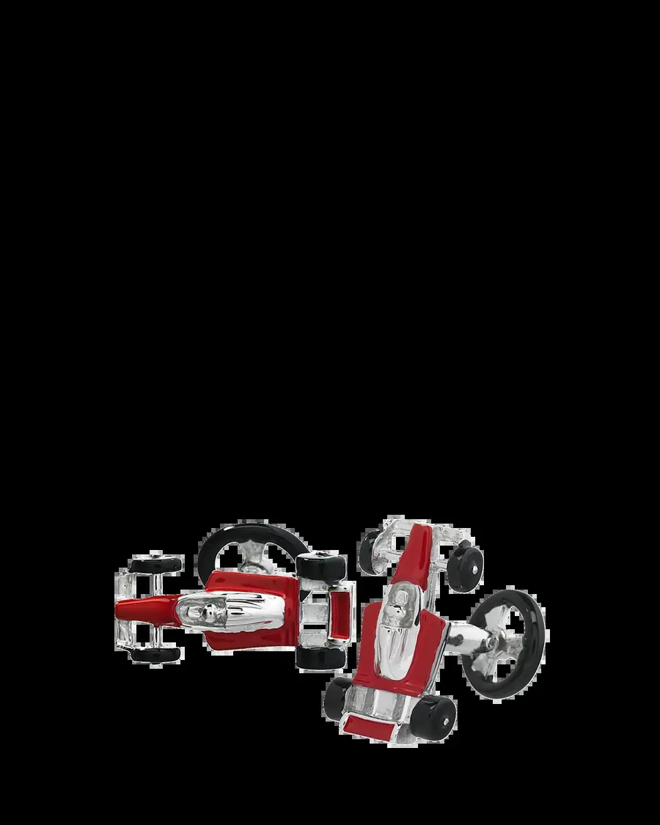 Jan Leslie Red Race Car Cuff Links | Thumbnail 2