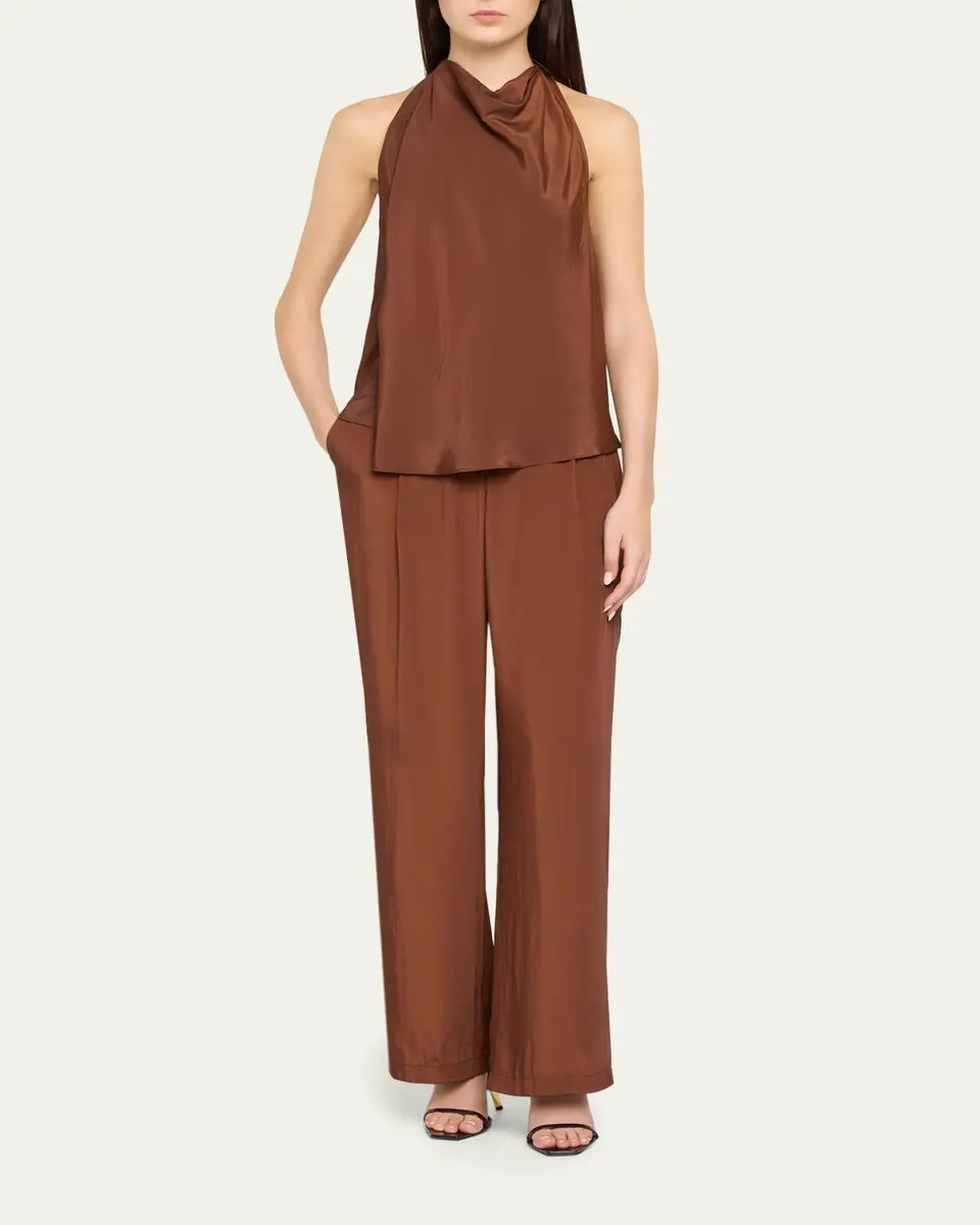 A.L.C. Ada Satin Halter Top | Thumbnail 2 A.L.C. Ada Satin Halter Top | Thumbnail 2