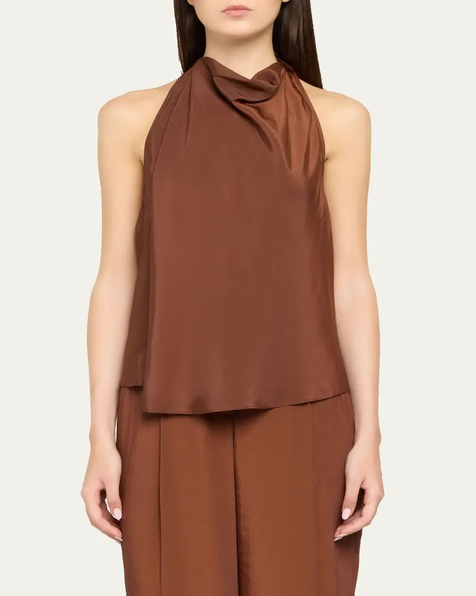A.L.C. Ada Satin Halter Top | Thumbnail 4 A.L.C. Ada Satin Halter Top | Thumbnail 4