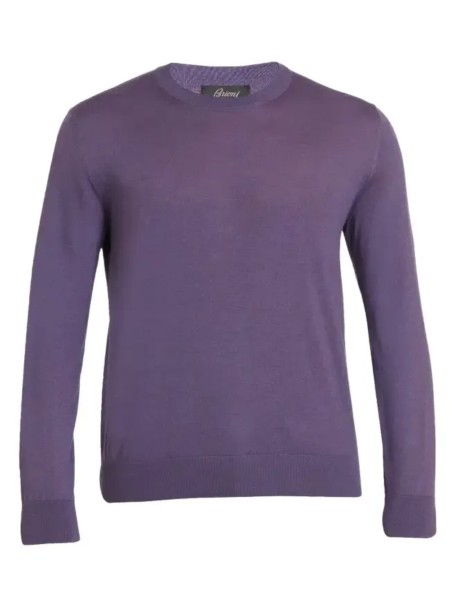 Men's 12GG Knit Cashmere Crewneck Sweater Men's 12GG Knit Cashmere Crewneck Sweater