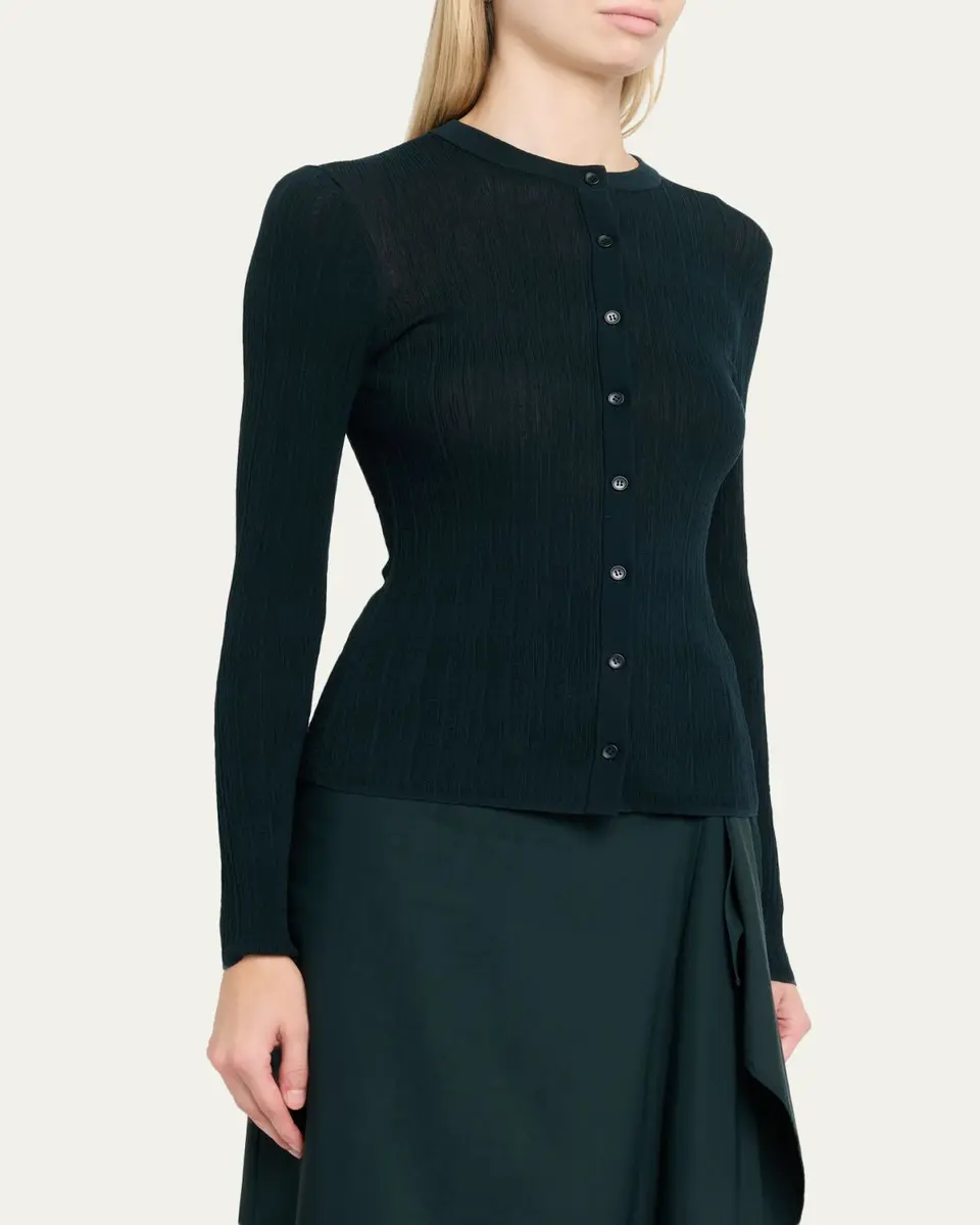 A.L.C. Fisher Textured Cardigan | Thumbnail 4 A.L.C. Fisher Textured Cardigan | Thumbnail 4