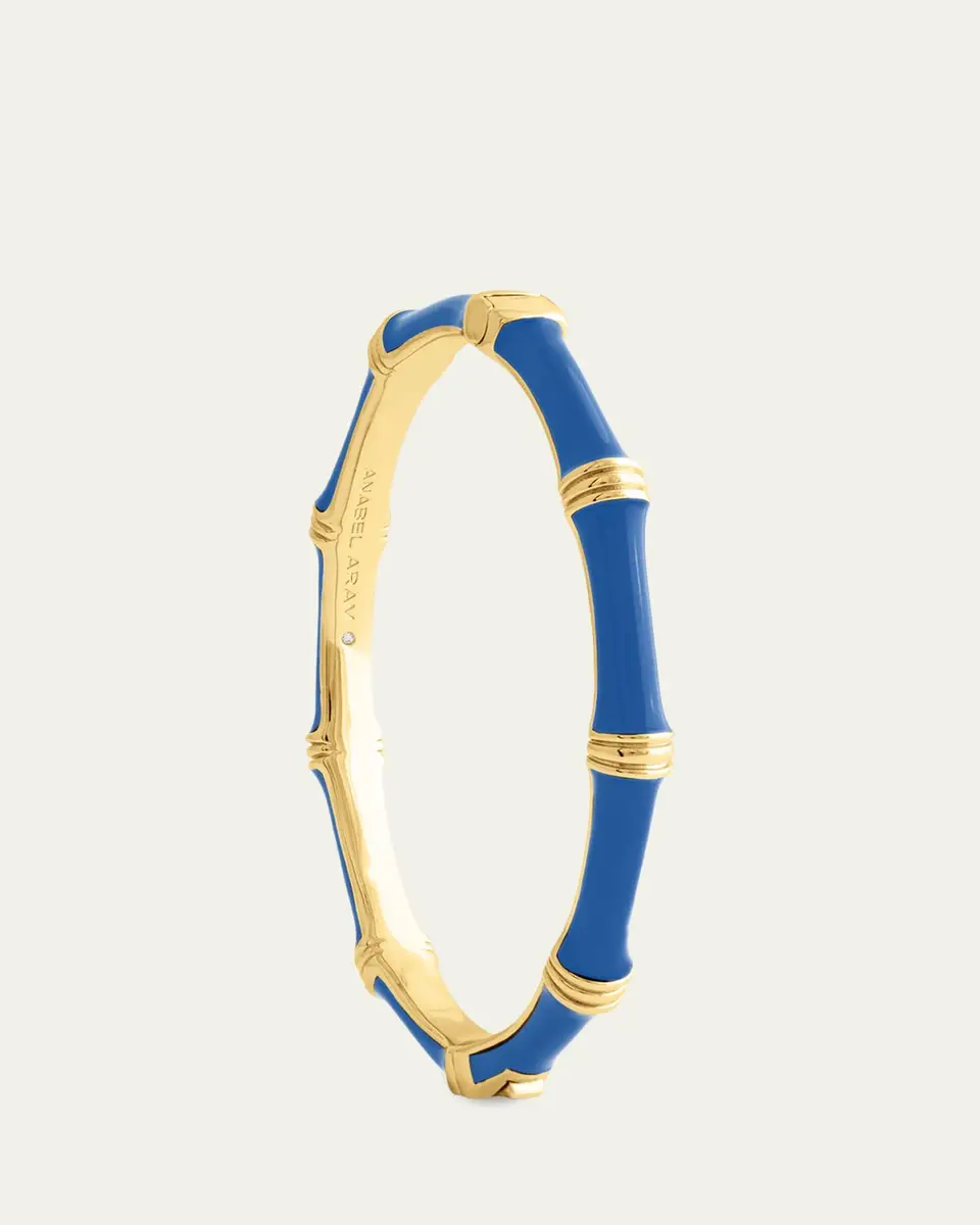 Anabel Aram Jewelry Bamboo Enameled Hinged Bangle | Thumbnail 2 Anabel Aram Jewelry Bamboo Enameled Hinged Bangle | Thumbnail 2