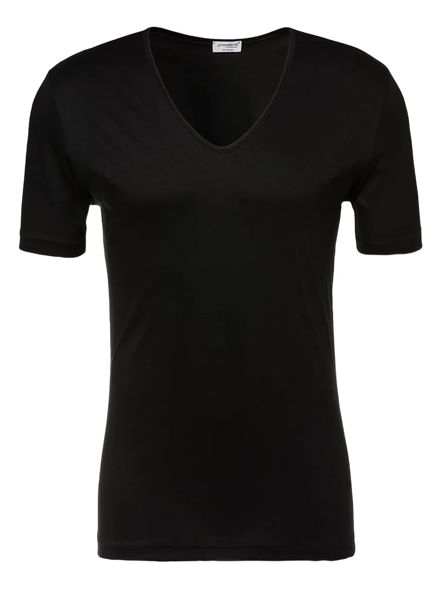 Men's Sea Island V-Neck Cotton T-Shirt