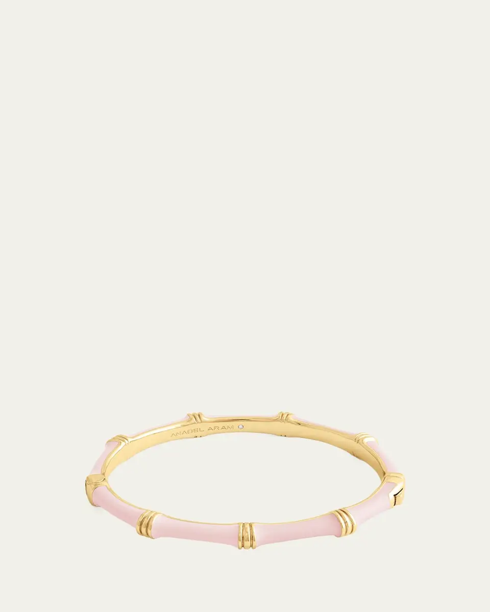 Anabel Aram Jewelry Bamboo Enameled Hinged Bangle | Thumbnail 3 Anabel Aram Jewelry Bamboo Enameled Hinged Bangle | Thumbnail 3