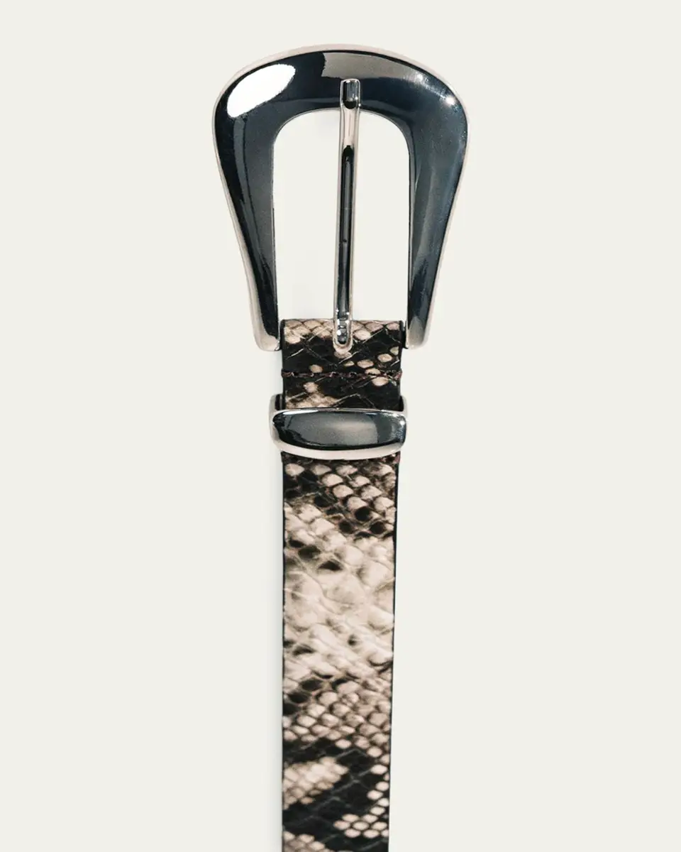 Déhanche Colette Snake-Embossed Leather Belt | Thumbnail 4 Déhanche Colette Snake-Embossed Leather Belt | Thumbnail 4