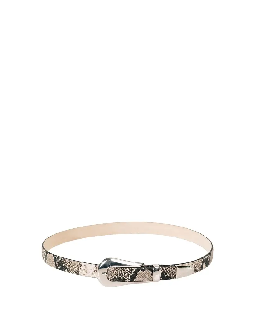 Déhanche Colette Snake-Embossed Leather Belt | Image 1 Déhanche Colette Snake-Embossed Leather Belt | Image 1