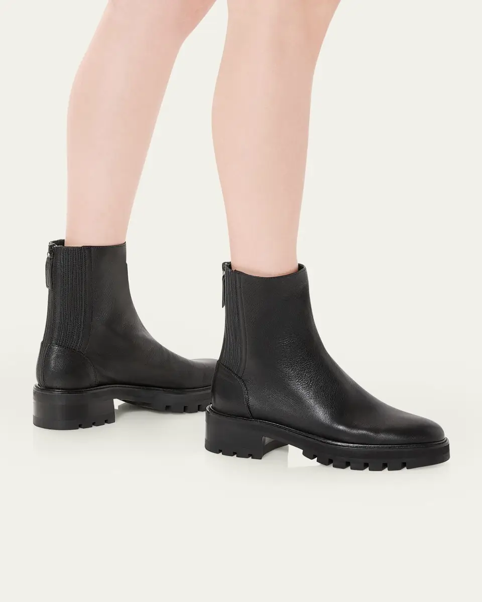 Aquazzura St Honore Leather Zip Booties | Thumbnail 3