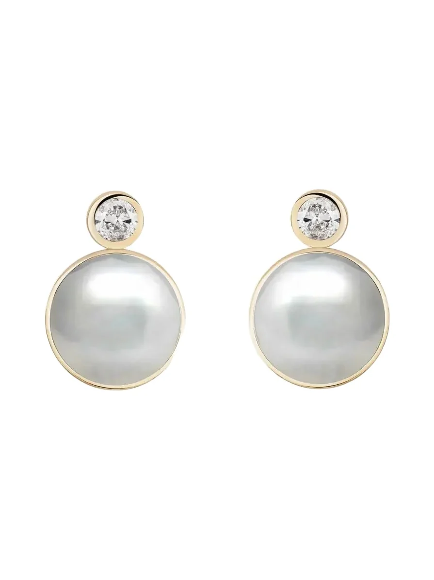 Mason and Books Siren Stud Earrings with Pearls