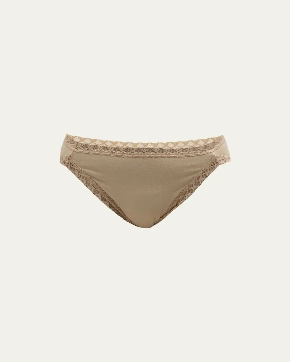 Natori Bliss French Cut Lace Trimmed Briefs | Thumbnail 3 Natori Bliss French Cut Lace Trimmed Briefs | Thumbnail 3