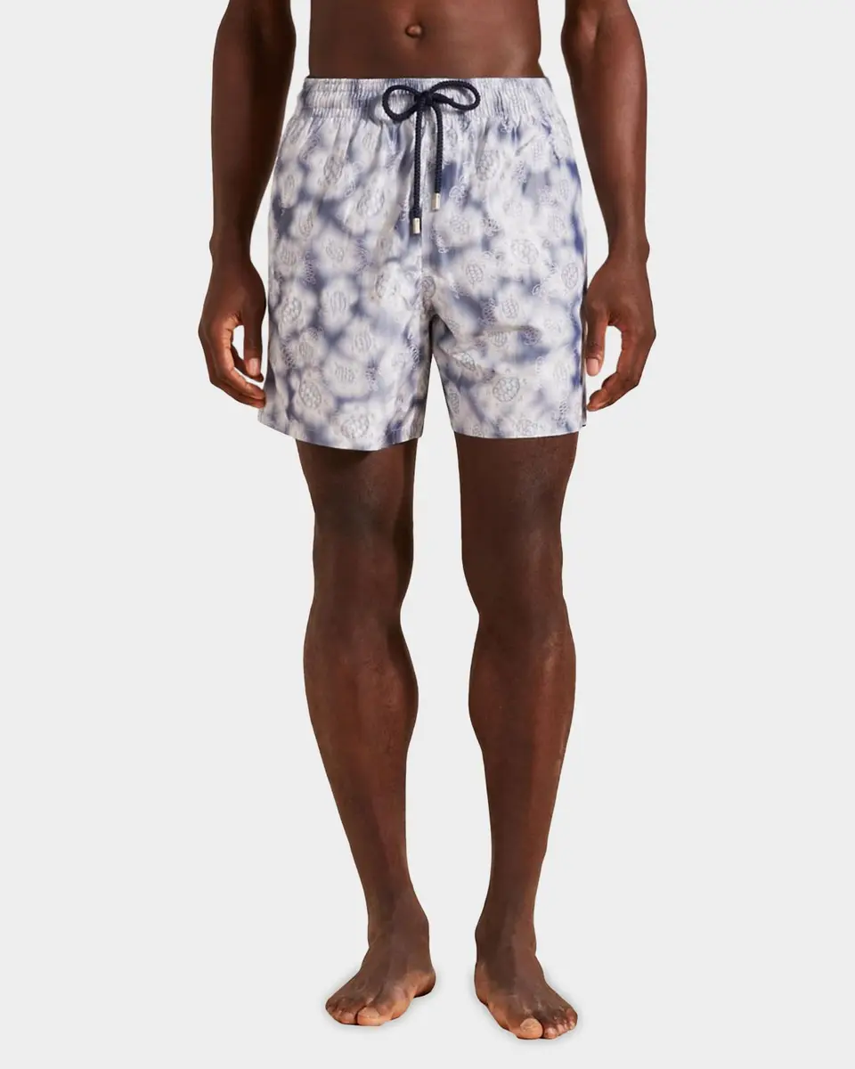 Vilebrequin Men's Ronde Des Tortures Patterned Swim Trunks | Thumbnail 4 Vilebrequin Men's Ronde Des Tortures Patterned Swim Trunks | Thumbnail 4
