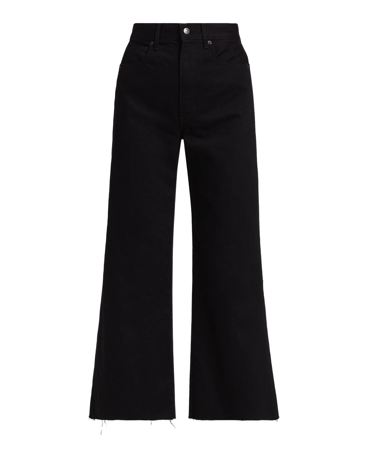 Veronica Beard Jeans Taylor Crop Wide-Leg Jeans