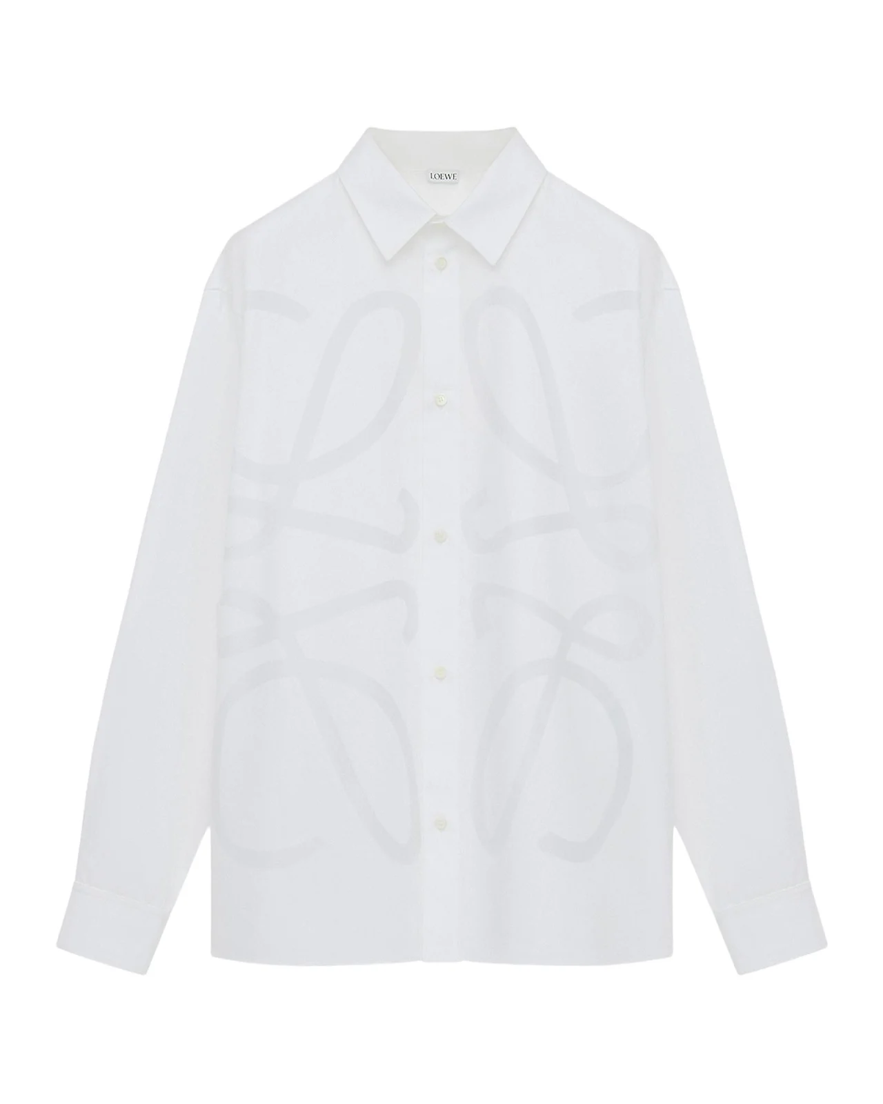 Men's Anagram Cotton Button-Down Shirt Men's Anagram Cotton Button-Down Shirt