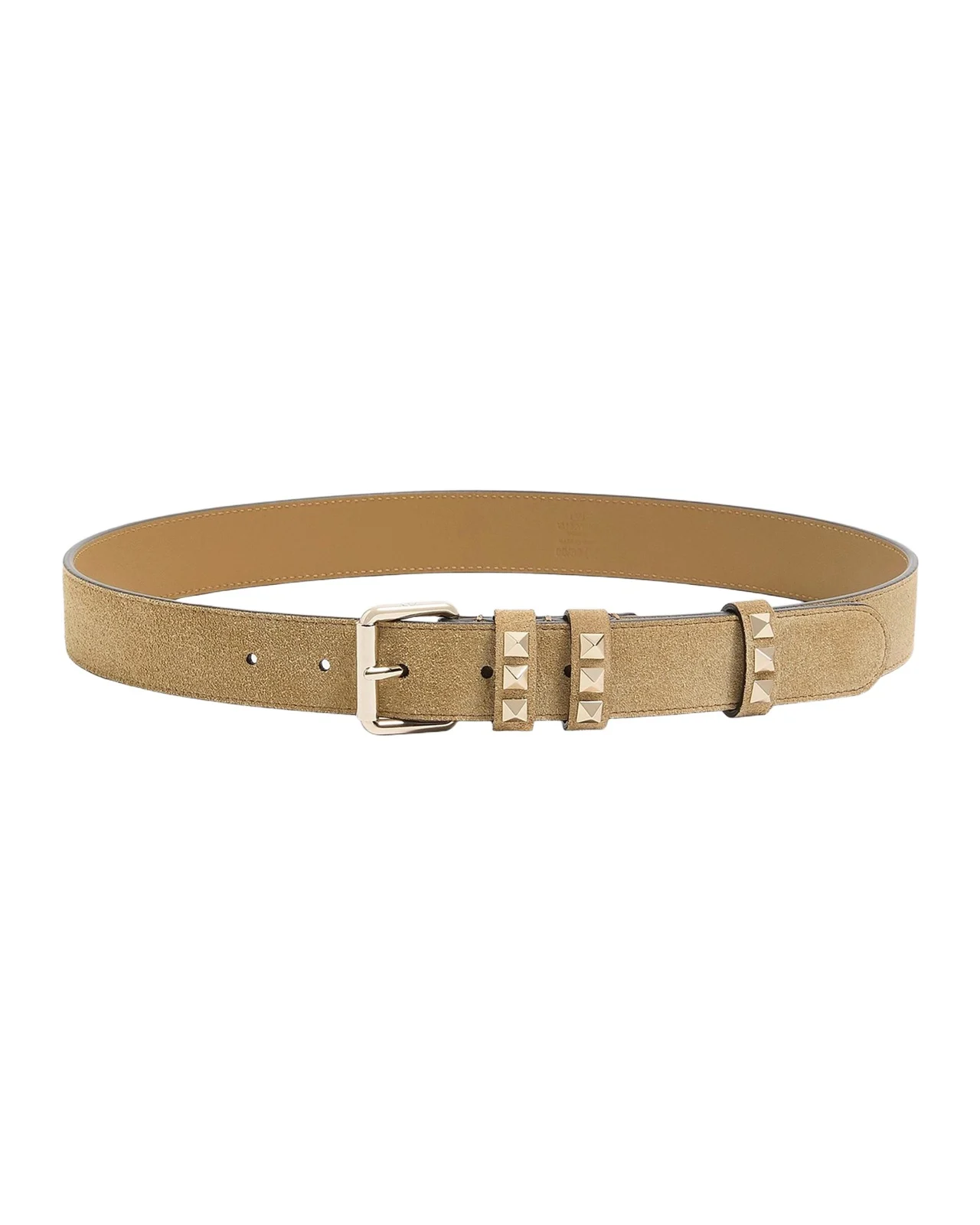 Valentino Garavani Rockstud Suede Belt, 30MM
