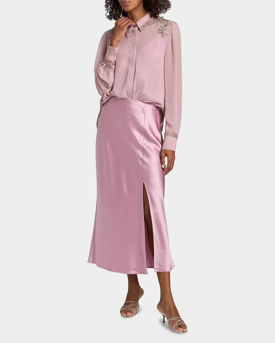 Jason Wu Collection Satin Bias Slip Pencil Midi Skirt | Thumbnail 2