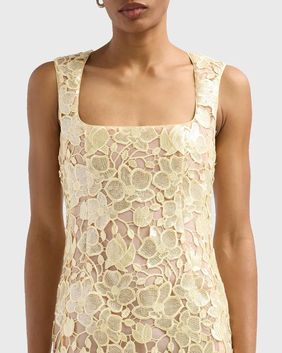 Retrofête Elainy Embroidered Mini Dress | Thumbnail 5 Retrofête Elainy Embroidered Mini Dress | Thumbnail 5