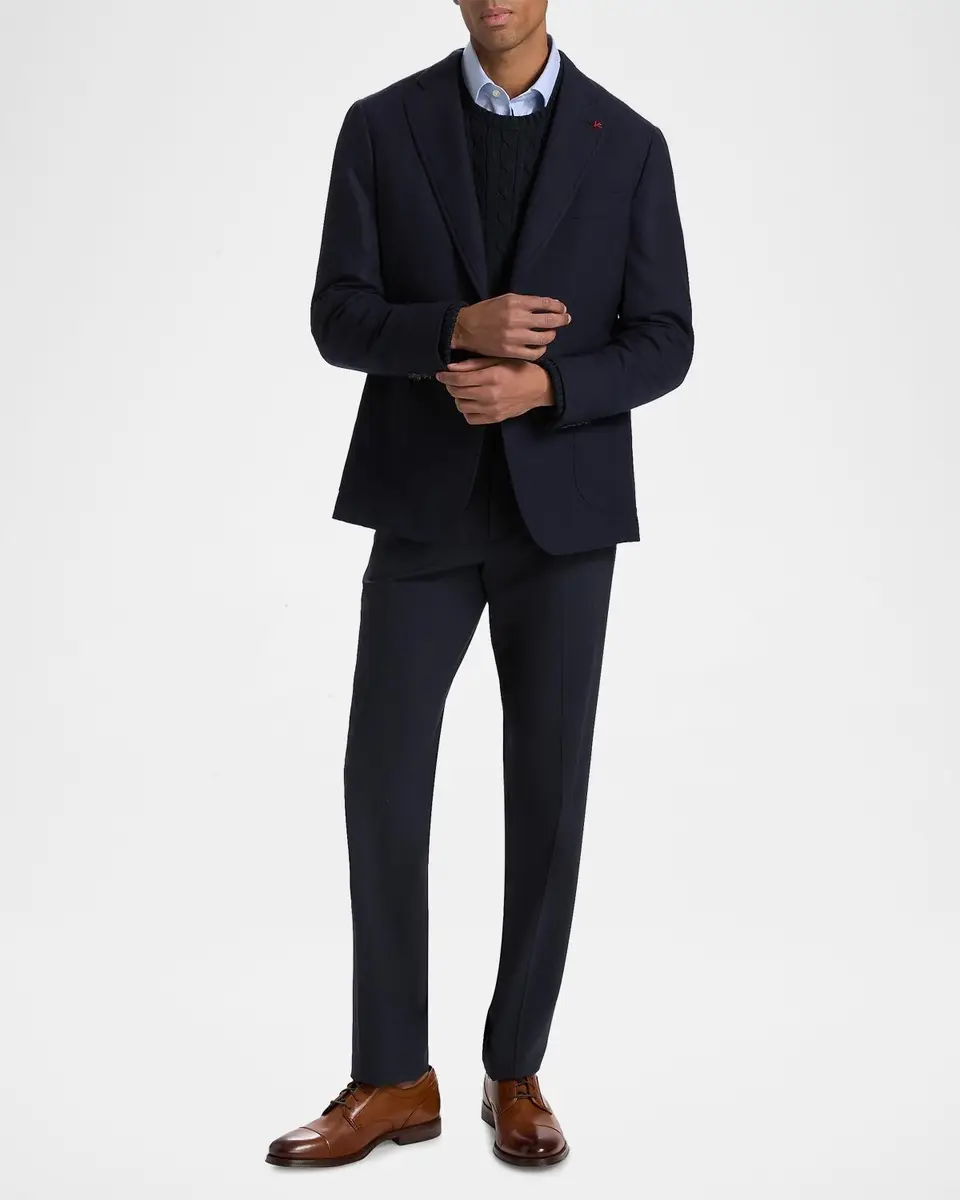 Isaia Men's Capri Wool Jacket | Thumbnail 2