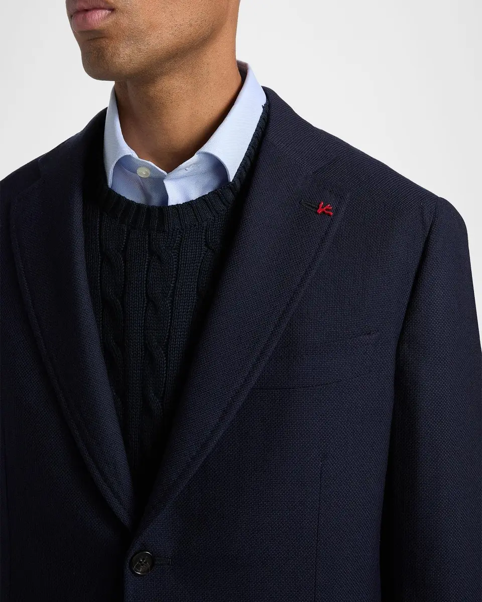 Isaia Men's Capri Wool Jacket | Thumbnail 5