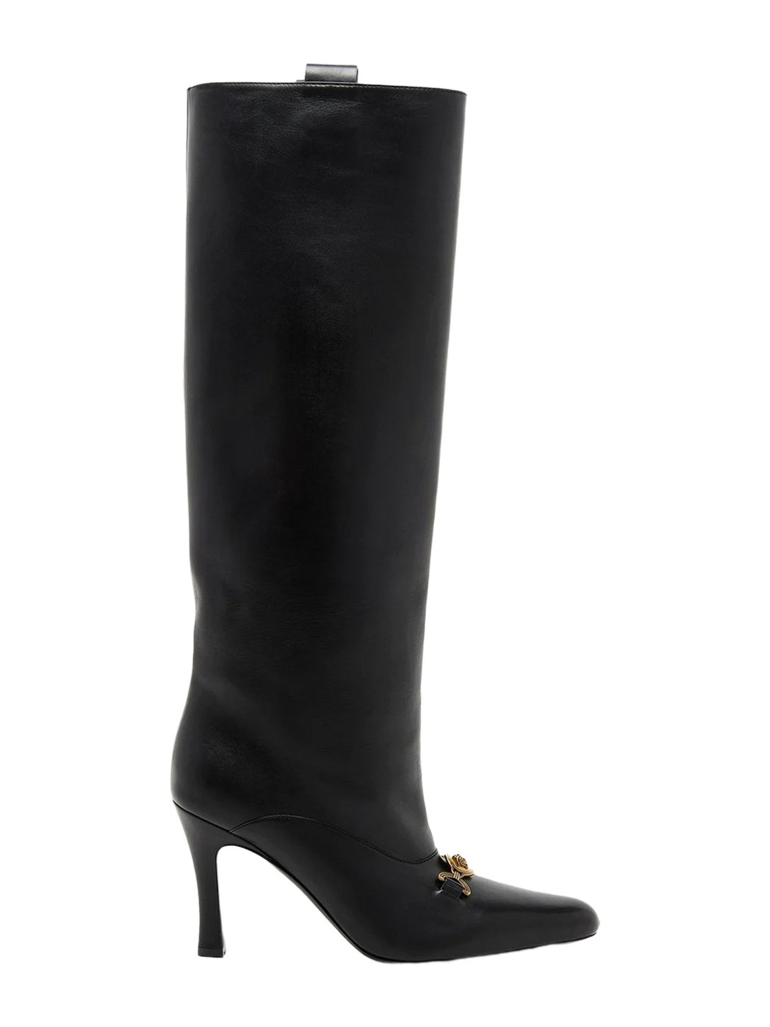90mm La Medusa Leather Knee-High Boots 90mm La Medusa Leather Knee-High Boots