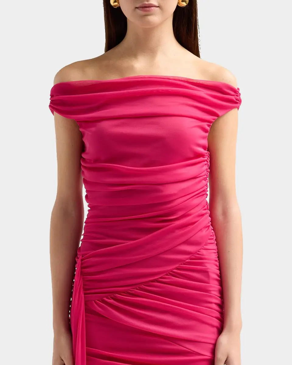 BLACK HALO Amara Ruched Off-The-Shoulder Gown | Thumbnail 5