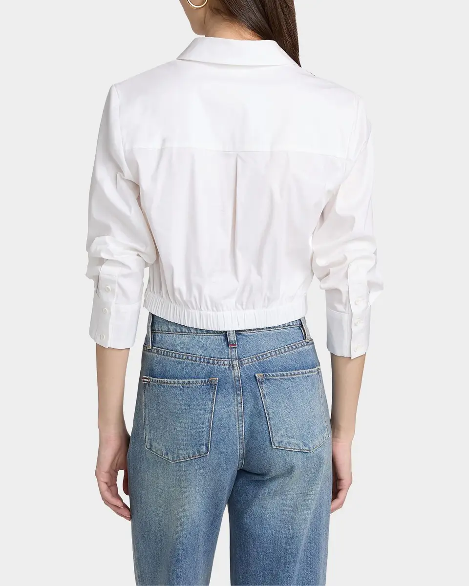 Alice + Olivia Phebe Cotton-Blend Shirt | Thumbnail 3 Alice + Olivia Phebe Cotton-Blend Shirt | Thumbnail 3