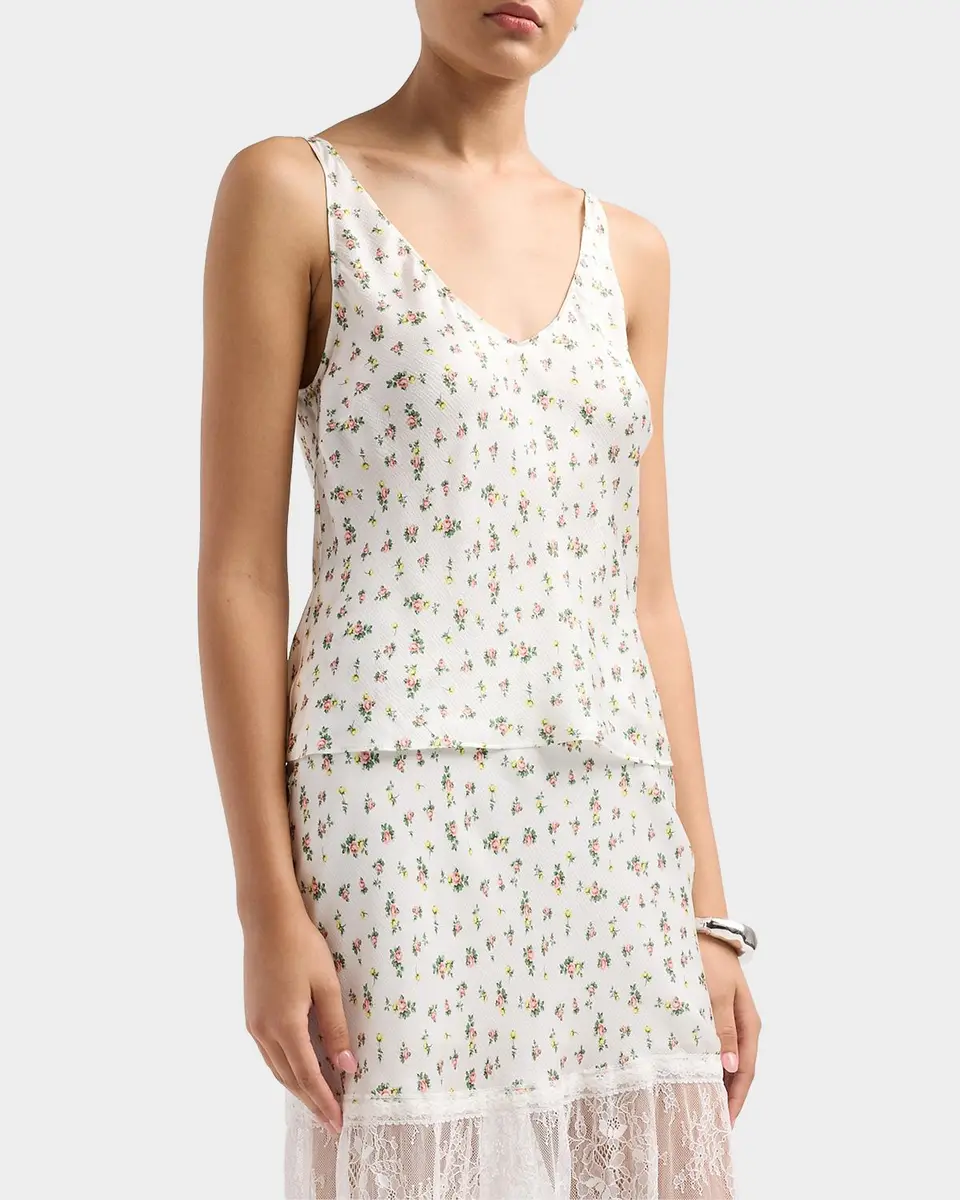 Cami NYC Rory Hammered Floral Camisole | Thumbnail 4 Cami NYC Rory Hammered Floral Camisole | Thumbnail 4