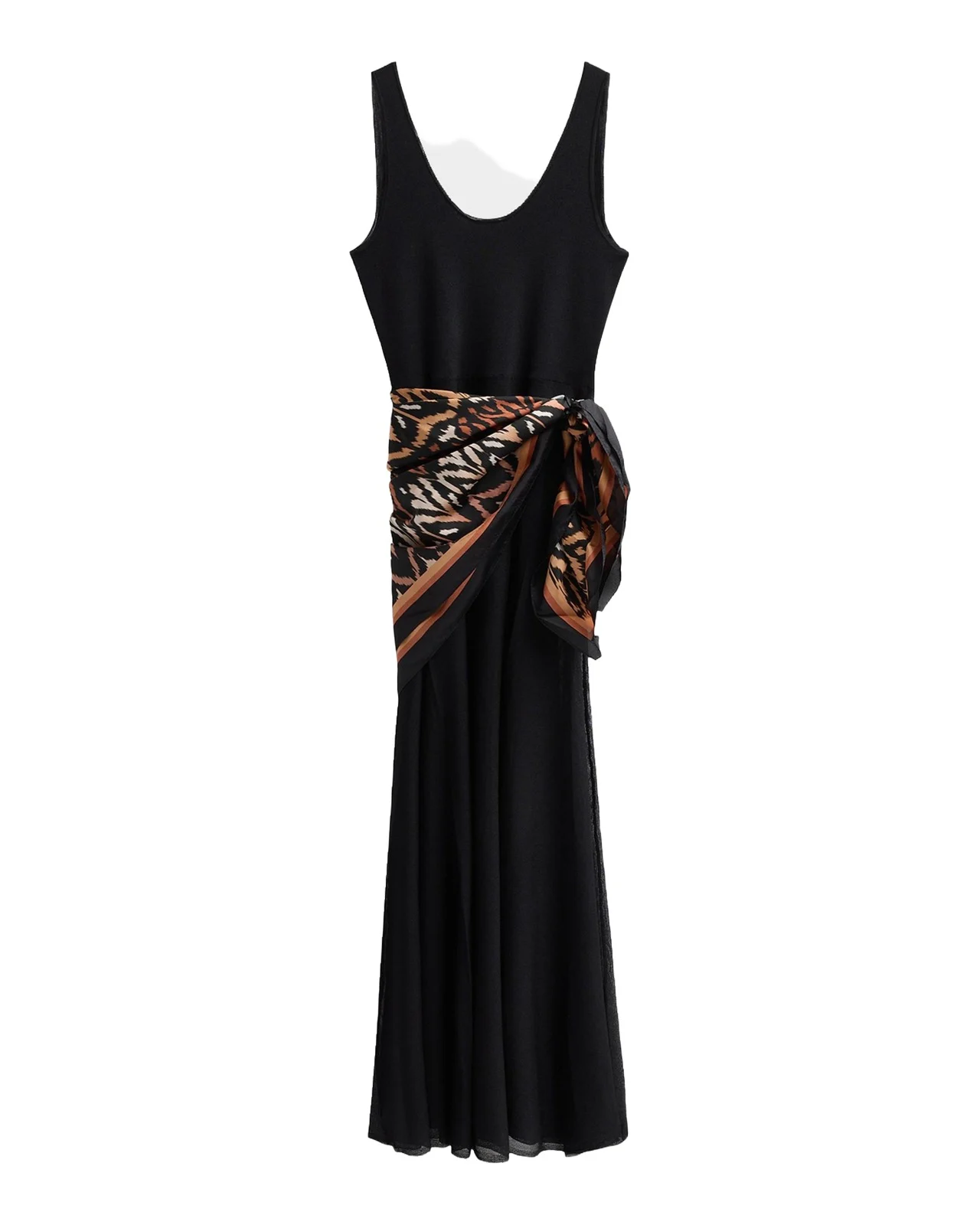 Aster Silk Scarf Maxi Dress Aster Silk Scarf Maxi Dress